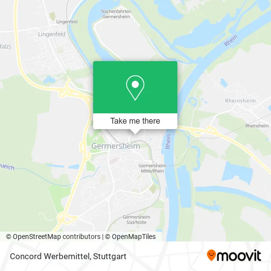 Карта Concord Werbemittel