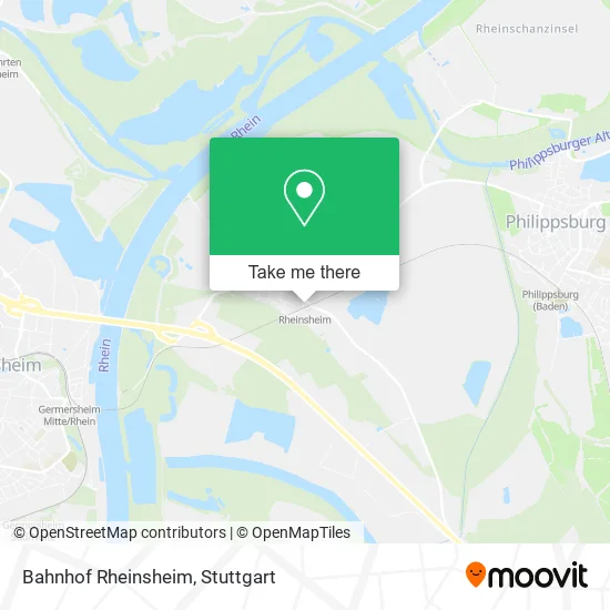 Карта Bahnhof Rheinsheim