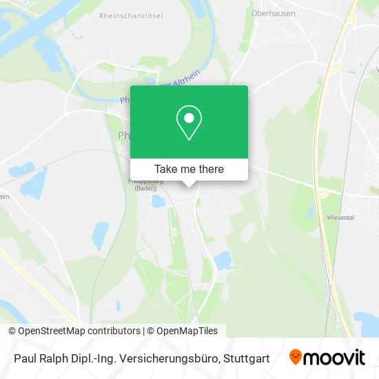 Карта Paul Ralph Dipl.-Ing. Versicherungsbüro