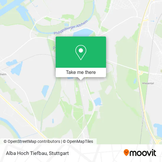 Карта Alba Hoch Tiefbau