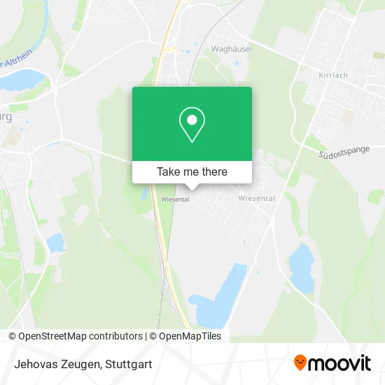 Карта Jehovas Zeugen