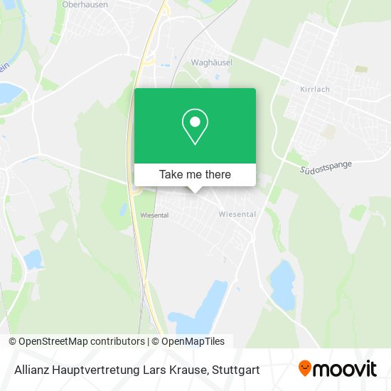 Allianz Hauptvertretung Lars Krause map