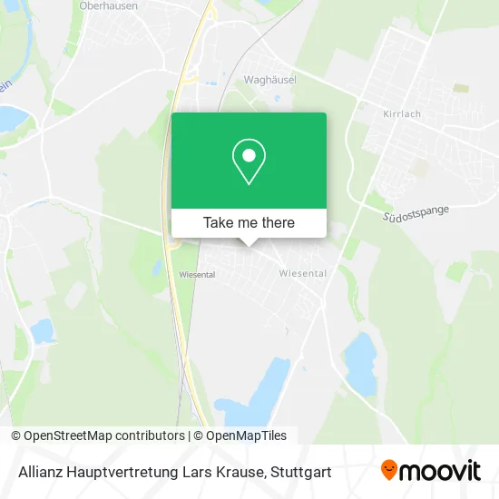 Карта Allianz Hauptvertretung Lars Krause
