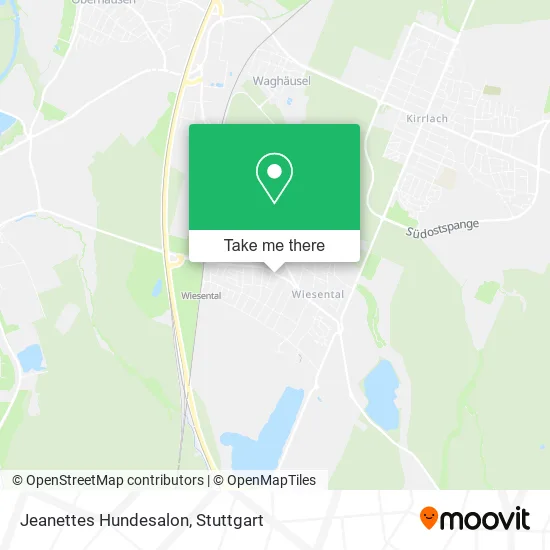 Карта Jeanettes Hundesalon