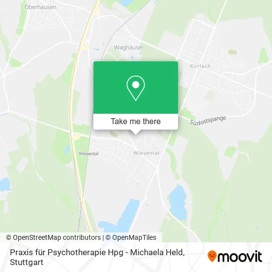 Карта Praxis für Psychotherapie Hpg - Michaela Held