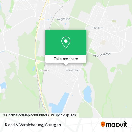 R and V Versicherung map