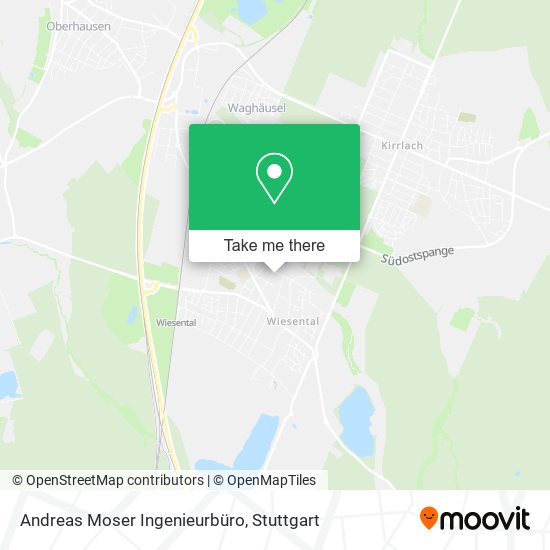 Andreas Moser Ingenieurbüro map