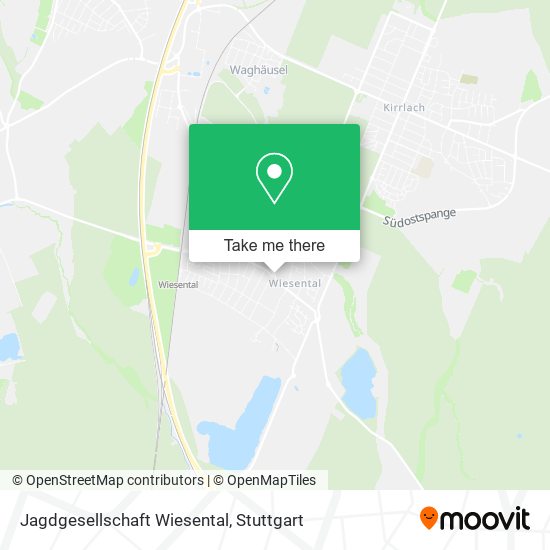 Jagdgesellschaft Wiesental map