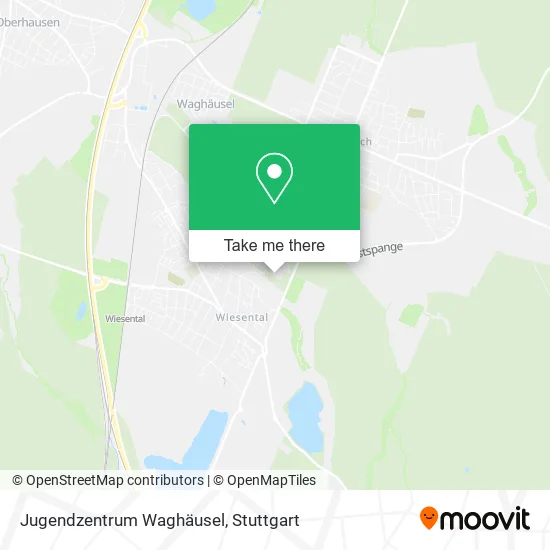 Карта Jugendzentrum Waghäusel