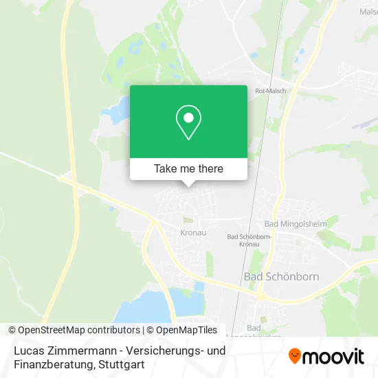 Карта Lucas Zimmermann - Versicherungs- und Finanzberatung