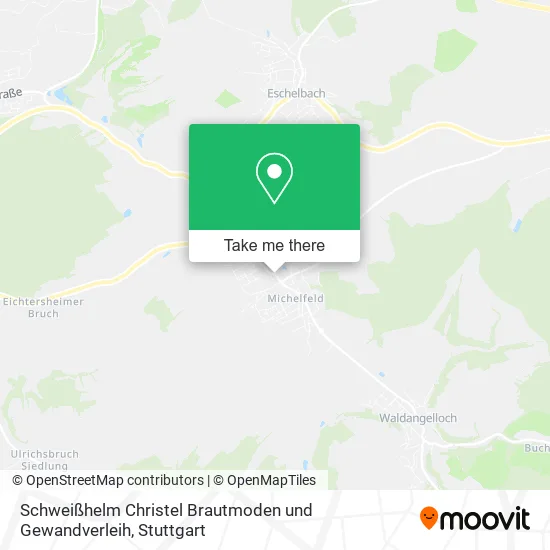 Карта Schweißhelm Christel Brautmoden und Gewandverleih