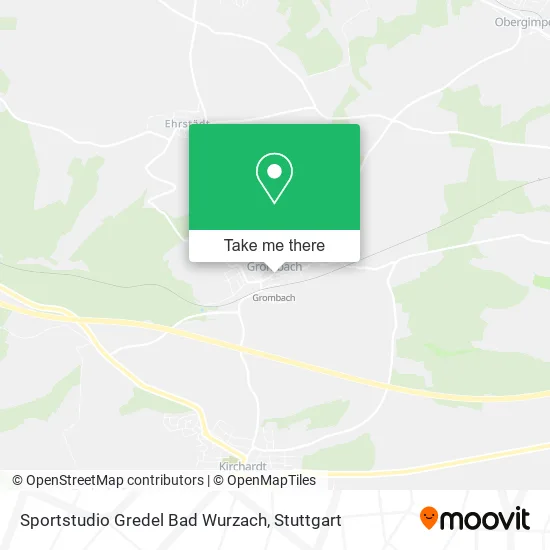 Карта Sportstudio Gredel Bad Wurzach
