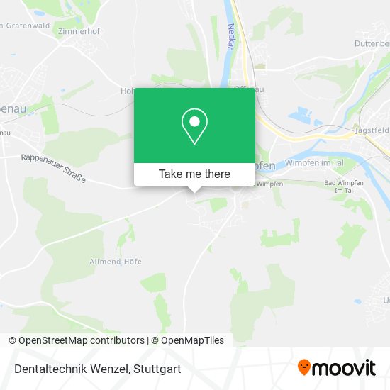 Dentaltechnik Wenzel map