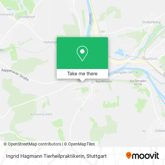 Карта Ingrid Hagmann Tierheilpraktikerin