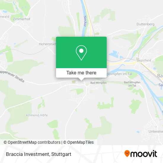 Карта Braccia Investment