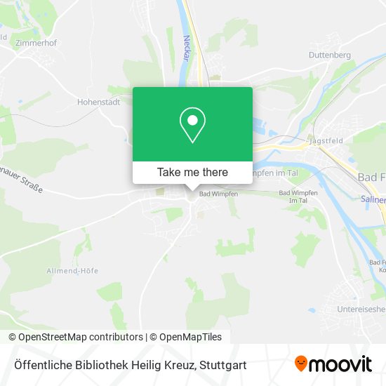 Öffentliche Bibliothek Heilig Kreuz map