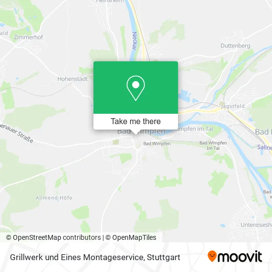 Карта Grillwerk und Eines Montageservice