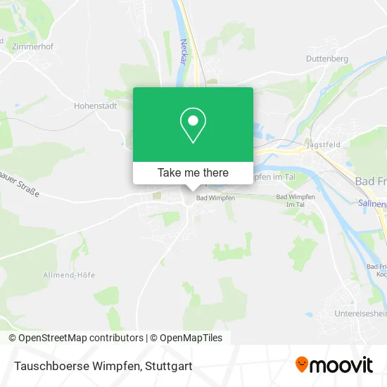 Карта Tauschboerse Wimpfen