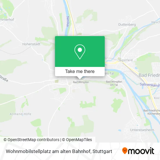 Карта Wohnmobilstellplatz am alten Bahnhof