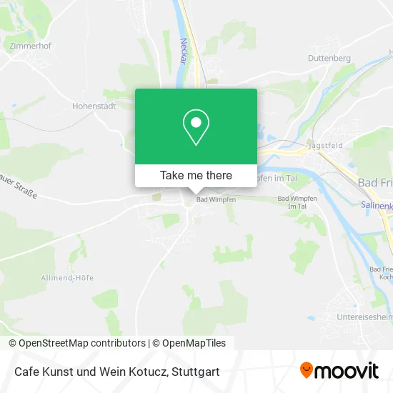 Карта Cafe Kunst und Wein Kotucz