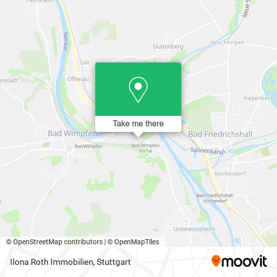 Ilona Roth Immobilien map