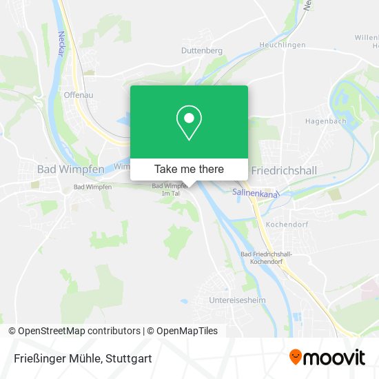 Frießinger Mühle map
