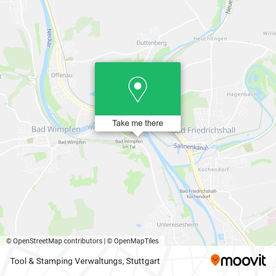 Карта Tool & Stamping Verwaltungs
