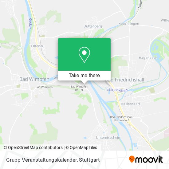 Карта Grupp Veranstaltungskalender