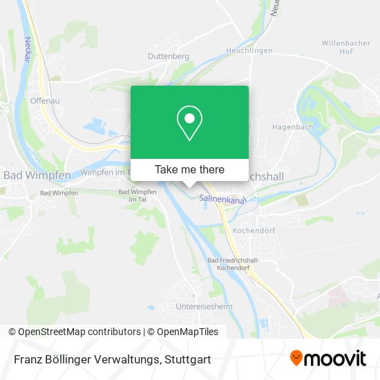 Franz Böllinger Verwaltungs map