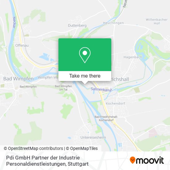 Pdi GmbH Partner der Industrie Personaldienstleistungen map