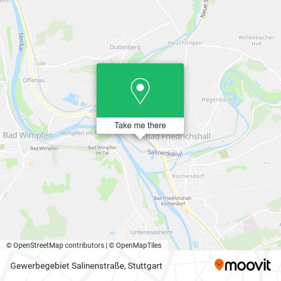 Gewerbegebiet Salinenstraße map