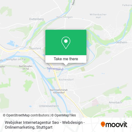 Карта Webjoker Internetagentur Seo - Webdesign - Onlinemarketing