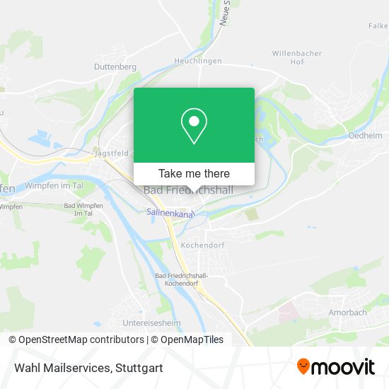 Wahl Mailservices map