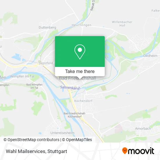 Карта Wahl Mailservices