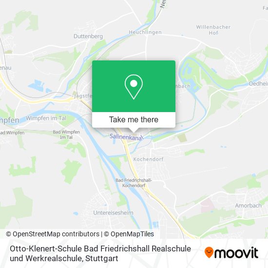 Otto-Klenert-Schule Bad Friedrichshall Realschule und Werkrealschule map