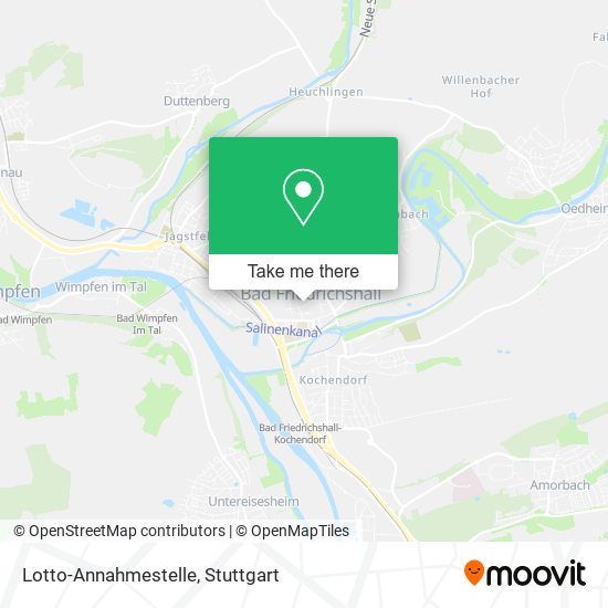 Lotto-Annahmestelle map