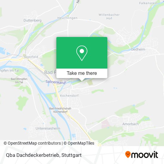 Qba Dachdeckerbetrieb map