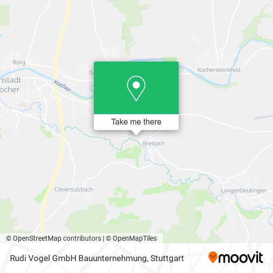 Карта Rudi Vogel GmbH Bauunternehmung