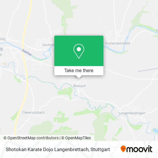 Карта Shotokan Karate Dojo Langenbrettach