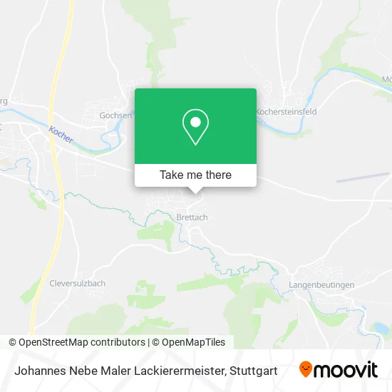 Карта Johannes Nebe Maler Lackierermeister