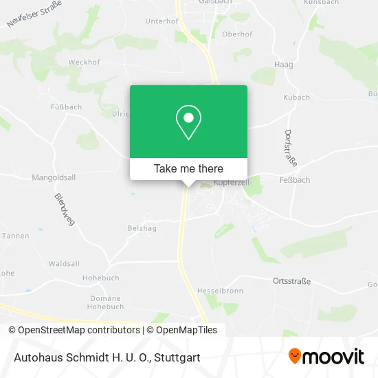 Карта Autohaus Schmidt H. U. O.