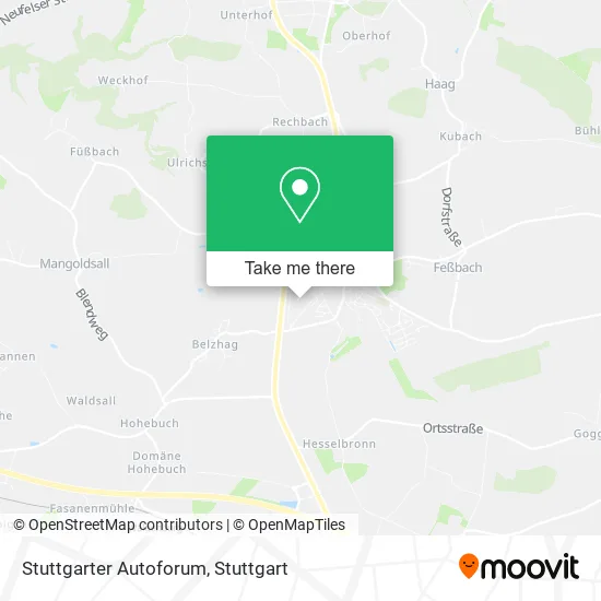 Карта Stuttgarter Autoforum