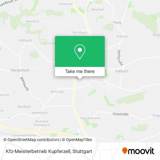 Kfz-Meisterbetrieb Kupferzell map
