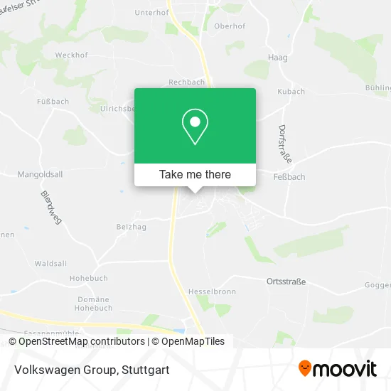 Карта Volkswagen Group
