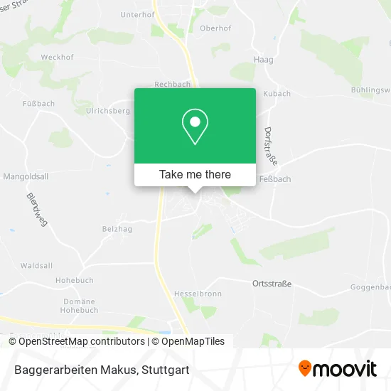 Карта Baggerarbeiten Makus