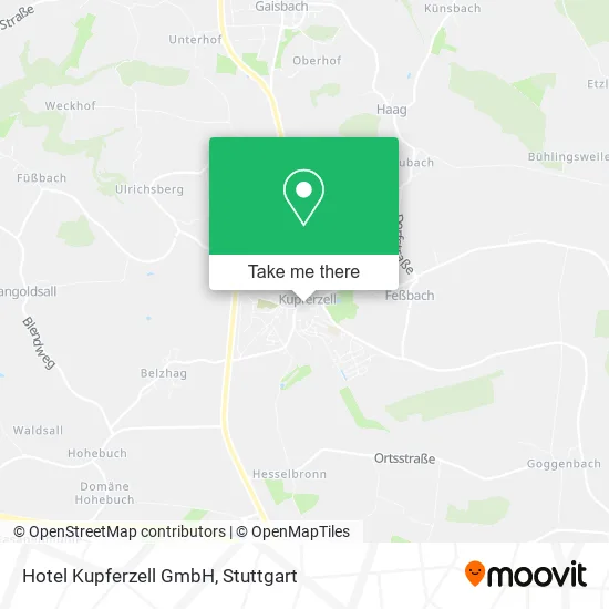 Карта Hotel Kupferzell GmbH