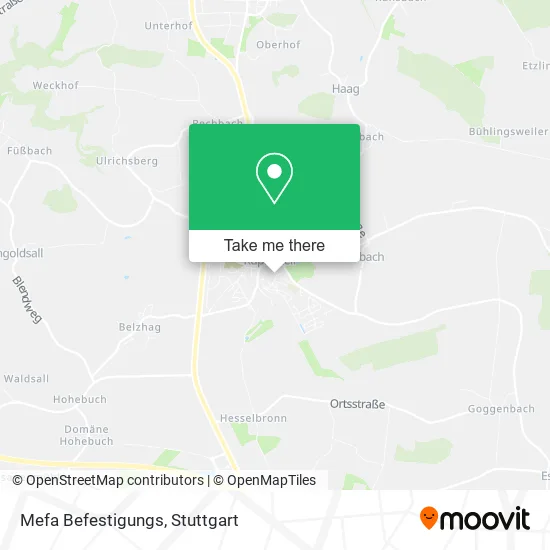 Карта Mefa Befestigungs
