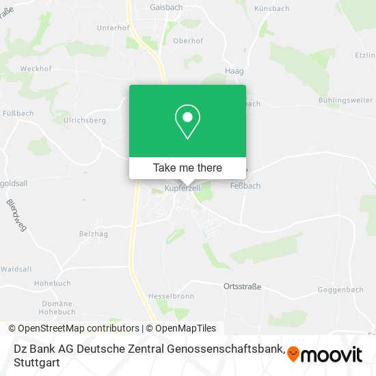 Dz Bank AG Deutsche Zentral Genossenschaftsbank map