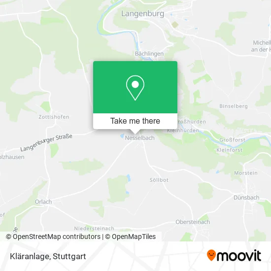 Карта Kläranlage