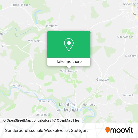 Sonderberufsschule Weckelweiler map